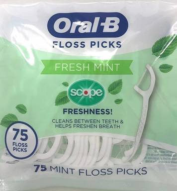 Nitko-wykałacza Oral-B Scope Fresh mint x 75