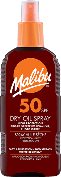 Olejek w sprayu z filtrem przeciwsłonecznym SPF50 Malibu 200ml