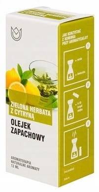 Olejek zapachowy eteryczny Zielona herbata z cytryną N-A 12 ml