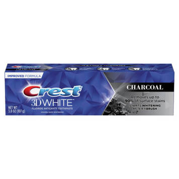 PASTA CREST 3D WHITE CHARCOAL 107 g