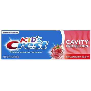 Pasta do zębów dla dzieci Kid's Cavity Strawberry Rush Crest 119 g