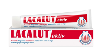 Pasta do zębów przeciw krwawieniu dziąseł próchnicy Active Lacalut 75 ml