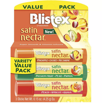 Pomadki Blistex Satin Nectar 3-pak