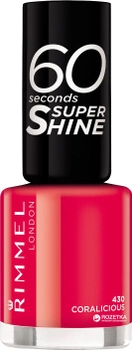 RIMMEL LONDON Super shine Lakier do paznokci 430 CORALICIOUS 8 ml