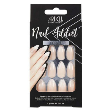 Sztuczne paznokcie ombre nude migdał Ombre Fade Nail Addict Ardell L 28szt