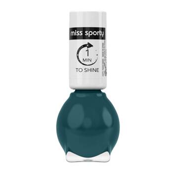 Szybkoschnący niebieski lakier do paznokci 1MinTo Shine 131 Miss Sporty 7ml