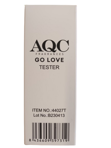 Woda perfumowana tester kosmetyki damskie dla kobiet Go love AQC 15ml