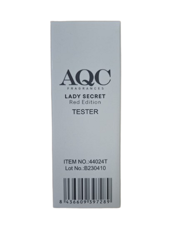 Woda perfumowana tester kosmetyki damskie dla kobiet Red Edition AQC 15ml