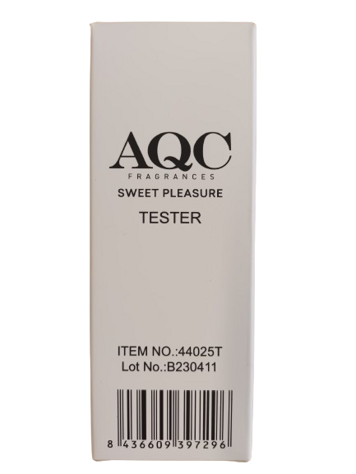 Woda perfumowana tester kosmetyki damskie dla kobiet Sweet pleasures AQC 15ml