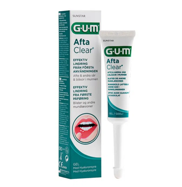 Żel na afty i owrzodzenia GUM AftaClear Sunstar 10 ml