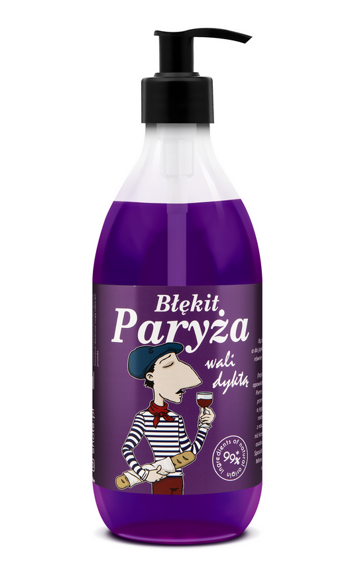 Żel pod prysznic do ciała naturalny wegański Błękit Paryża Shots LaQ 500 ml