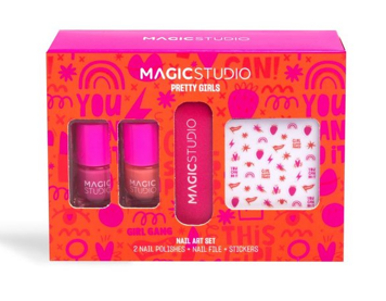 Zestaw lakierów do stylizacji paznokci dla dziewczynki Magic Studio 2x4 ml